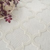 image:imageNourison Home Easy Care Natural Beige 5 x 7 Area Rug  Easy Clean Non Shedding Bed Room Living Room Dining Room Kitchen 5 x 7Ivory White