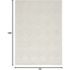image:imageNourison Home Easy Care Natural Beige 5 x 7 Area Rug  Easy Clean Non Shedding Bed Room Living Room Dining Room Kitchen 5 x 7Ivory White