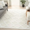 image:imageNourison Home Easy Care Natural Beige 5 x 7 Area Rug  Easy Clean Non Shedding Bed Room Living Room Dining Room Kitchen 5 x 7Ivory White