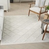 image:imageNourison Home Easy Care Natural Beige 5 x 7 Area Rug  Easy Clean Non Shedding Bed Room Living Room Dining Room Kitchen 5 x 7Ivory White