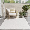 image:imageNourison Home Easy Care Natural Beige 5 x 7 Area Rug  Easy Clean Non Shedding Bed Room Living Room Dining Room Kitchen 5 x 7Ivory White