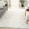 image:imageNourison Home Easy Care Natural Beige 5 x 7 Area Rug  Easy Clean Non Shedding Bed Room Living Room Dining Room Kitchen 5 x 7Ivory White