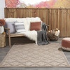 image:imageNourison Home Easy Care Natural Beige 5 x 7 Area Rug  Easy Clean Non Shedding Bed Room Living Room Dining Room Kitchen 5 x 7Natural Beige
