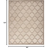 image:imageNourison Home Easy Care Natural Beige 5 x 7 Area Rug  Easy Clean Non Shedding Bed Room Living Room Dining Room Kitchen 5 x 7Natural Beige