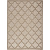 image:imageNourison Home Easy Care Natural Beige 5 x 7 Area Rug  Easy Clean Non Shedding Bed Room Living Room Dining Room Kitchen 5 x 7Natural Beige