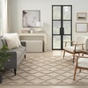 image:imageNourison Home Easy Care Natural Beige 5 x 7 Area Rug  Easy Clean Non Shedding Bed Room Living Room Dining Room Kitchen 5 x 7Natural Beige