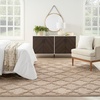 image:imageNourison Home Easy Care Natural Beige 5 x 7 Area Rug  Easy Clean Non Shedding Bed Room Living Room Dining Room Kitchen 5 x 7Natural Beige