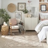 image:imageNourison Home Easy Care Natural Beige 5 x 7 Area Rug  Easy Clean Non Shedding Bed Room Living Room Dining Room Kitchen 5 x 7Natural Beige