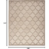 image:imageNourison Home Easy Care Natural Beige 5 x 7 Area Rug  Easy Clean Non Shedding Bed Room Living Room Dining Room Kitchen 5 x 7Natural Beige