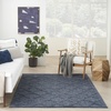 image:imageNourison Home Easy Care Natural Beige 5 x 7 Area Rug  Easy Clean Non Shedding Bed Room Living Room Dining Room Kitchen 5 x 7Navy Blue