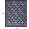 image:imageNourison Home Easy Care Natural Beige 5 x 7 Area Rug  Easy Clean Non Shedding Bed Room Living Room Dining Room Kitchen 5 x 7Navy Blue