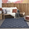 image:imageNourison Home Easy Care Natural Beige 5 x 7 Area Rug  Easy Clean Non Shedding Bed Room Living Room Dining Room Kitchen 5 x 7Navy Blue