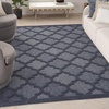 image:imageNourison Home Easy Care Natural Beige 5 x 7 Area Rug  Easy Clean Non Shedding Bed Room Living Room Dining Room Kitchen 5 x 7Navy Blue
