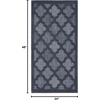 image:imageNourison Home Easy Care Natural Beige 5 x 7 Area Rug  Easy Clean Non Shedding Bed Room Living Room Dining Room Kitchen 5 x 7Navy Blue