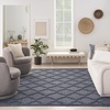image:imageNourison Home Easy Care Natural Beige 5 x 7 Area Rug  Easy Clean Non Shedding Bed Room Living Room Dining Room Kitchen 5 x 7Navy Blue