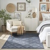 image:imageNourison Home Easy Care Natural Beige 5 x 7 Area Rug  Easy Clean Non Shedding Bed Room Living Room Dining Room Kitchen 5 x 7Navy Blue