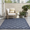 image:imageNourison Home Easy Care Natural Beige 5 x 7 Area Rug  Easy Clean Non Shedding Bed Room Living Room Dining Room Kitchen 5 x 7Navy Blue