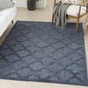 image:imageNourison Home Easy Care Natural Beige 5 x 7 Area Rug  Easy Clean Non Shedding Bed Room Living Room Dining Room Kitchen 5 x 7Navy Blue