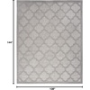 image:imageNourison Home Easy Care Natural Beige 5 x 7 Area Rug  Easy Clean Non Shedding Bed Room Living Room Dining Room Kitchen 5 x 7Silver Grey