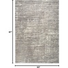 image:imageNourison Home EcoFriendly Ivory Grey 6 x 9 Area Rug  Easy Clean Non Shedding Bed Room Living Room Dining Room Kitchen 6 x 9Ivory Grey