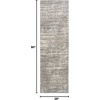 image:imageNourison Home EcoFriendly Ivory Grey 6 x 9 Area Rug  Easy Clean Non Shedding Bed Room Living Room Dining Room Kitchen 6 x 9Ivory Grey