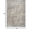 image:imageNourison Home EcoFriendly Ivory Grey 6 x 9 Area Rug  Easy Clean Non Shedding Bed Room Living Room Dining Room Kitchen 6 x 9Ivory Grey