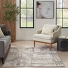 image:imageNourison Home EcoFriendly Ivory Multicolor 6 x 9 Area Rug  Easy Clean Non Shedding Bed Room Living Room Dining Room Kitchen 6 x 9Ivory Multicolor