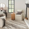image:imageNourison Home EcoFriendly Modern Abstract Beige Grey 6 x 9 Area Rug Easy Clean Non Shedding Bed Room Living Room Dining Room Kitchen 6x9Beige Grey