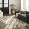 image:imageNourison Home EcoFriendly Modern Abstract Beige Grey 6 x 9 Area Rug Easy Clean Non Shedding Bed Room Living Room Dining Room Kitchen 6x9Beige Grey