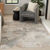 image:imageNourison Home EcoFriendly Modern Abstract Beige Grey 6 x 9 Area Rug EasyCleaning Non Shedding Bed Room Living Room Dining Room Kitchen 6x9Beige Grey