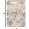 image:imageNourison Home EcoFriendly Modern Abstract Beige Grey 6 x 9 Area Rug EasyCleaning Non Shedding Bed Room Living Room Dining Room Kitchen 6x9Beige Grey