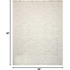 image:imageNourison Home Elan Vintage Light Grey 56 x 8 Area Rug Traditional Easy Cleaning Non Shedding Bed Room Living Room Dining Room Kitchen 5x8Lt Grey