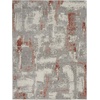 image:imageNourison Home Elation Grey Ivory 9 x 12 Area Rug  Easy Clean Non Shedding Bed Room Living Room Dining Room Kitchen 9 x 12Grey Brick