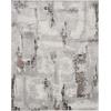 image:imageNourison Home Elation Grey Ivory 9 x 12 Area Rug  Easy Clean Non Shedding Bed Room Living Room Dining Room Kitchen 9 x 12Grey Ivory