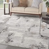 image:imageNourison Home Elation Grey Ivory 9 x 12 Area Rug  Easy Clean Non Shedding Bed Room Living Room Dining Room Kitchen 9 x 12Grey Ivory