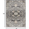 image:imageNourison Home Elation Ivory Grey 23 x 76 Area Rug  Easy Clean Non Shedding Bed Room Living Room Dining Room Kitchen 8 RunnerGrey