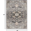 image:imageNourison Home Elation Ivory Grey 23 x 76 Area Rug  Easy Clean Non Shedding Bed Room Living Room Dining Room Kitchen 8 RunnerGrey