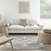 image:imageNourison Home Elation Ivory Grey 23 x 76 Area Rug  Easy Clean Non Shedding Bed Room Living Room Dining Room Kitchen 8 RunnerGrey