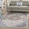 image:imageNourison Home Elation Ivory Grey 23 x 76 Area Rug  Easy Clean Non Shedding Bed Room Living Room Dining Room Kitchen 8 RunnerIvory Blue