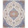image:imageNourison Home Elation Ivory Grey 23 x 76 Area Rug  Easy Clean Non Shedding Bed Room Living Room Dining Room Kitchen 8 RunnerIvory Blue