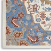 image:imageNourison Home Elation Ivory Grey 23 x 76 Area Rug  Easy Clean Non Shedding Bed Room Living Room Dining Room Kitchen 8 RunnerIvory Blue
