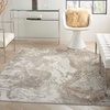 image:imageNourison Home Elation Ivory Grey 23 x 76 Area Rug  Easy Clean Non Shedding Bed Room Living Room Dining Room Kitchen 8 RunnerIvory Grey