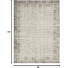 image:imageNourison Home Elation Ivory Grey 53 x 73 Area Rug  Easy Clean Non Shedding Bed Room Living Room Dining Room Kitchen 5 x 7Ivory Grey