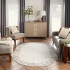 image:imageNourison Home Elation Ivory Grey 53 x 73 Area Rug  Easy Clean Non Shedding Bed Room Living Room Dining Room Kitchen 5 x 7Ivory Grey