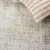 image:imageNourison Home Elation Ivory Grey 53 x 73 Area Rug  Easy Clean Non Shedding Bed Room Living Room Dining Room Kitchen 5 x 7Ivory Grey