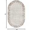 image:imageNourison Home Elation Ivory Grey 53 x 73 Area Rug  Easy Clean Non Shedding Bed Room Living Room Dining Room Kitchen 5 x 7Ivory Grey