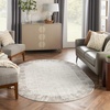 image:imageNourison Home Elation Ivory Grey 53 x 73 Area Rug  Easy Clean Non Shedding Bed Room Living Room Dining Room Kitchen 5 x 7Ivory Grey