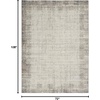 image:imageNourison Home Elation Ivory Grey 53 x 73 Area Rug  Easy Clean Non Shedding Bed Room Living Room Dining Room Kitchen 5 x 7Ivory Grey