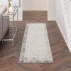 image:imageNourison Home Elation Ivory Grey 53 x 73 Area Rug  Easy Clean Non Shedding Bed Room Living Room Dining Room Kitchen 5 x 7Ivory Grey