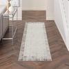 image:imageNourison Home Elation Ivory Grey 53 x 73 Area Rug  Easy Clean Non Shedding Bed Room Living Room Dining Room Kitchen 5 x 7Ivory Grey